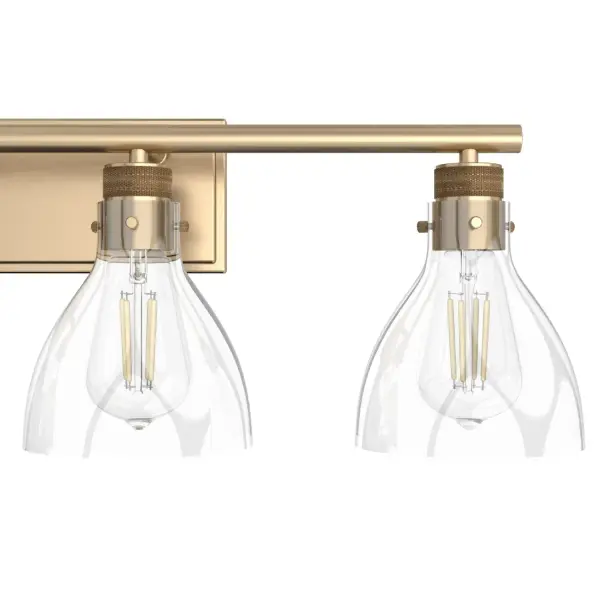 Van Nuys Four Light Bathroom Vanity in Alturas Gold - Image 16