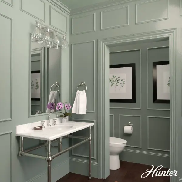 Van Nuys Four Light Bathroom Vanity in Alturas Gold - Image 4