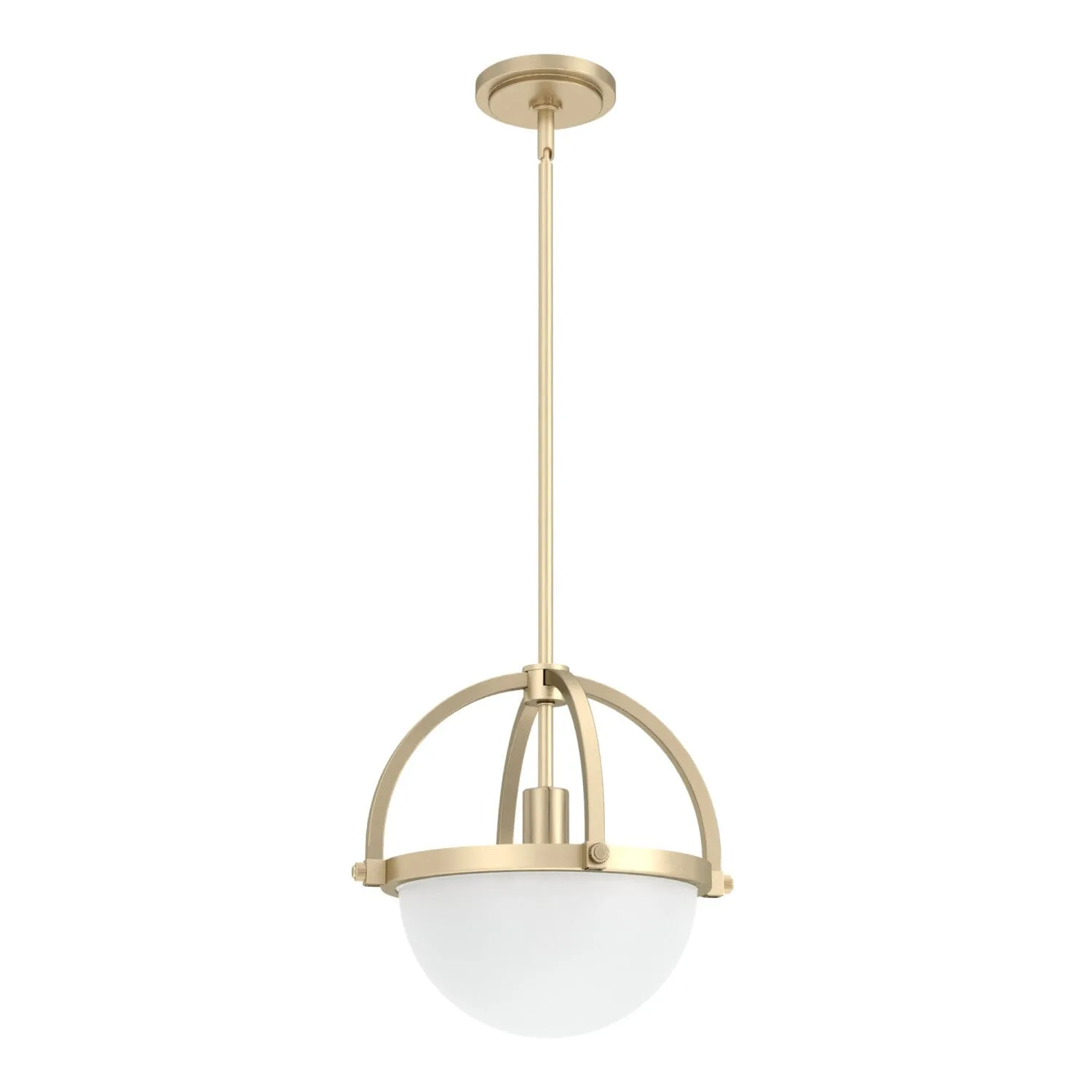 Wedgefield One Light Pendant in Matte Black