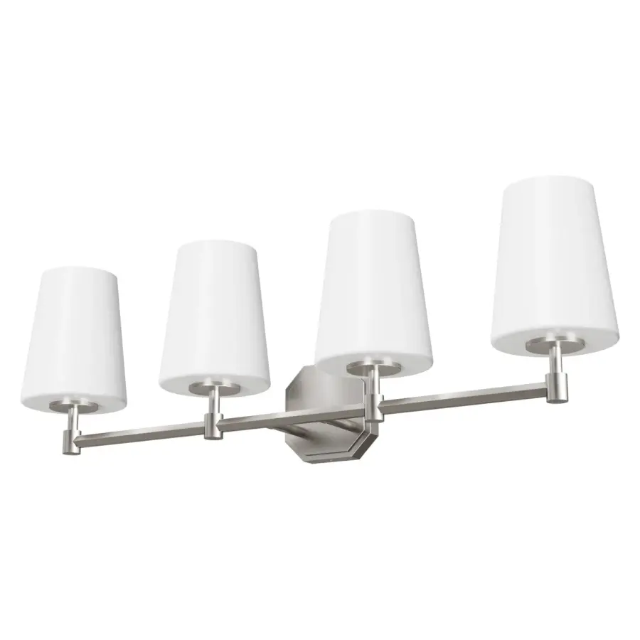 Nolita Four Light Bathroom Vanity in Matte Black - Image 1