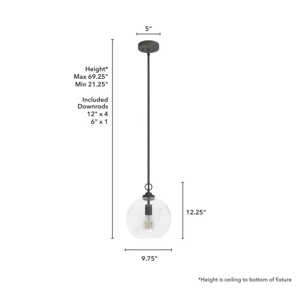 High Oaks One Light Pendant in Noble Bronze - Image 11