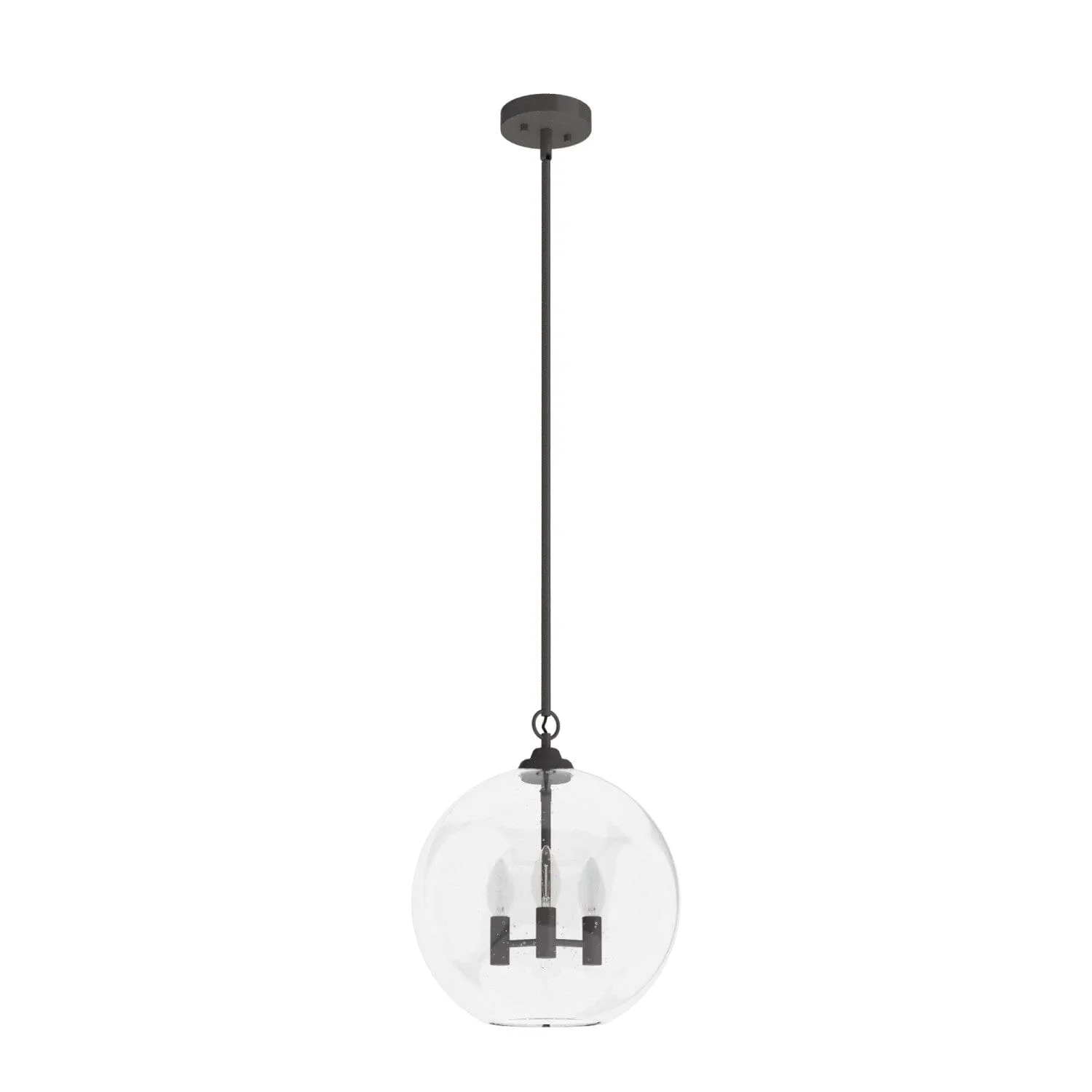 High Oaks Three Light Pendant in Brushed Nickel