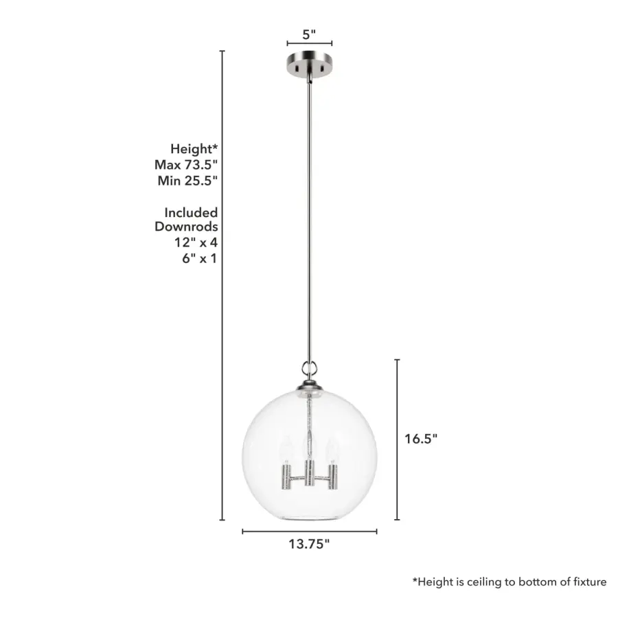 High Oaks Three Light Pendant in Alturas Gold - Image 12