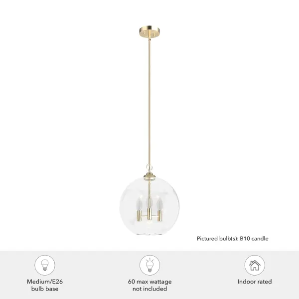 High Oaks Three Light Pendant in Alturas Gold - Image 8