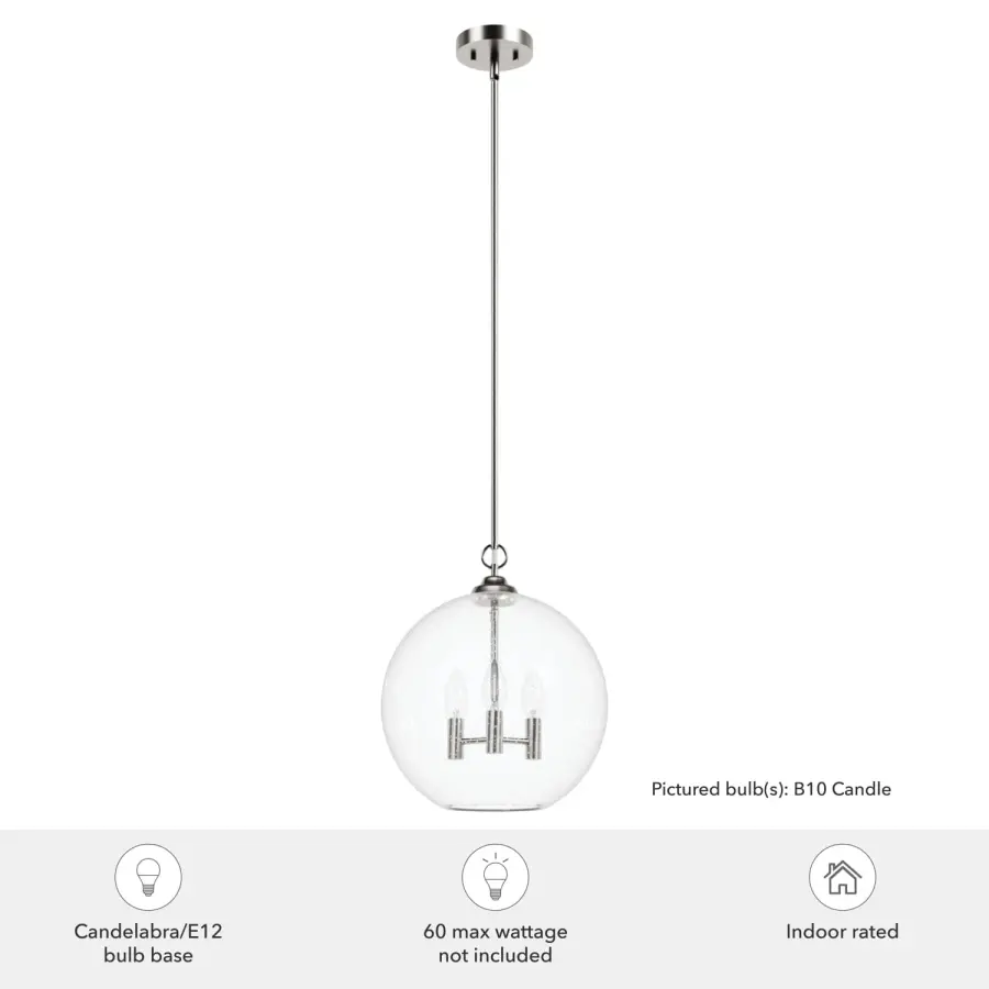 High Oaks Three Light Pendant in Alturas Gold - Image 9
