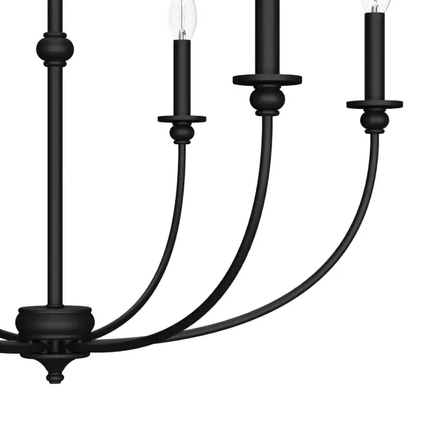 Southcrest Six Light Chandelier in Distressed White - Image 20