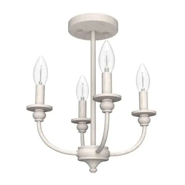 Southcrest Four Light Semi-Flush Mount in Luxe Gold - Image 13