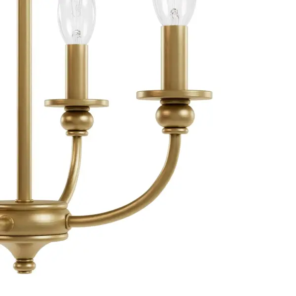 Southcrest Four Light Semi-Flush Mount in Luxe Gold - Image 18