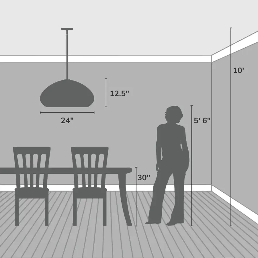Cambria Three Light Pendant in Matte Black - Image 5