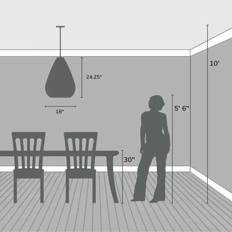 Cambria Three Light Pendant in Matte Black - Image 5