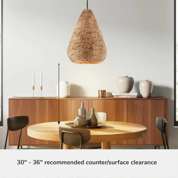 Cambria Three Light Pendant in Matte Black - Image 6