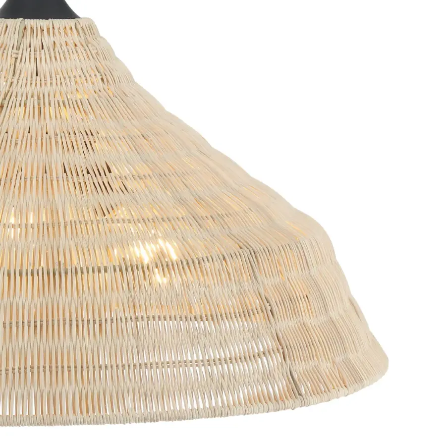 Agoura Three Light Pendant in Matte Black - Image 9