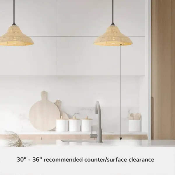 Agoura One Light Pendant in Matte Black - Image 6