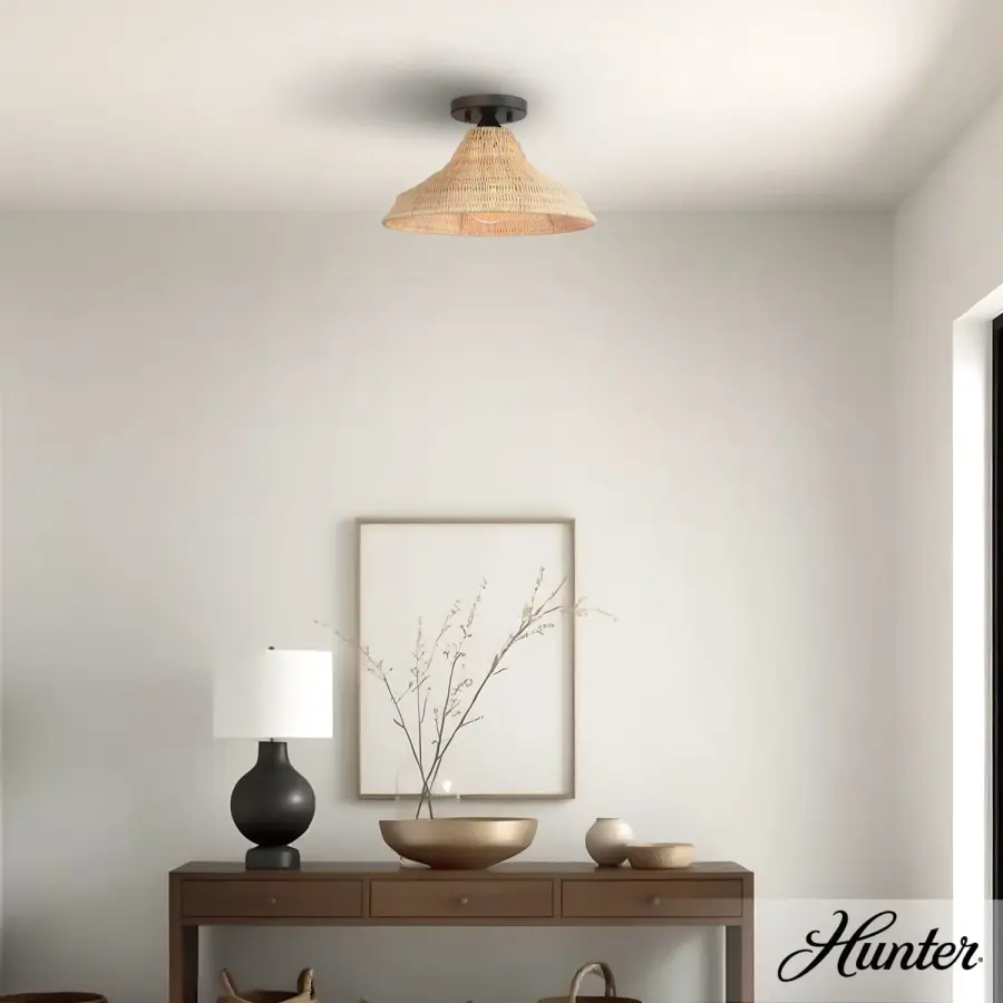 Agoura One Light Flush Mount in Matte Black - Image 2