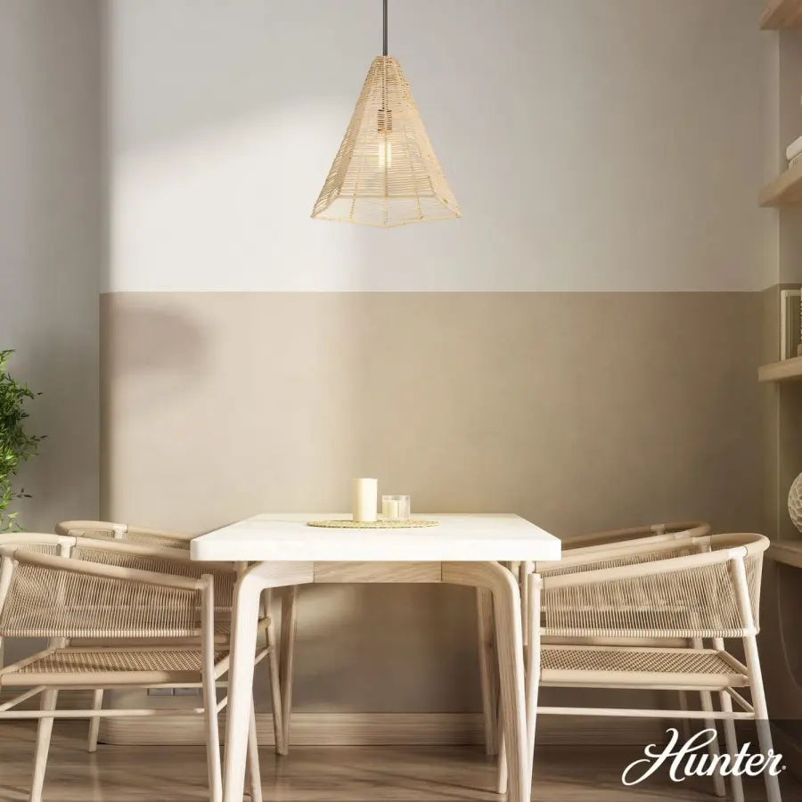 Comet Large Rattan Pendant Light - Image 2