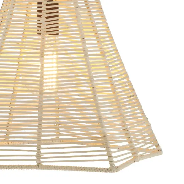Comet Large Rattan Pendant Light - Image 9