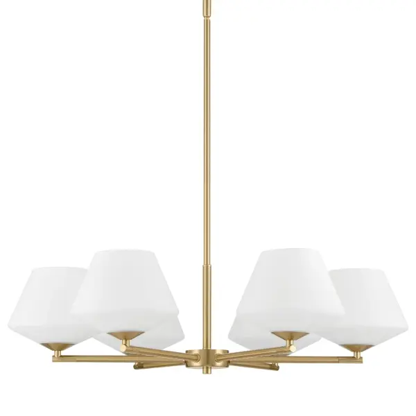 Celestial Valley 6-Light Chandelier in Matte Black - Image 14