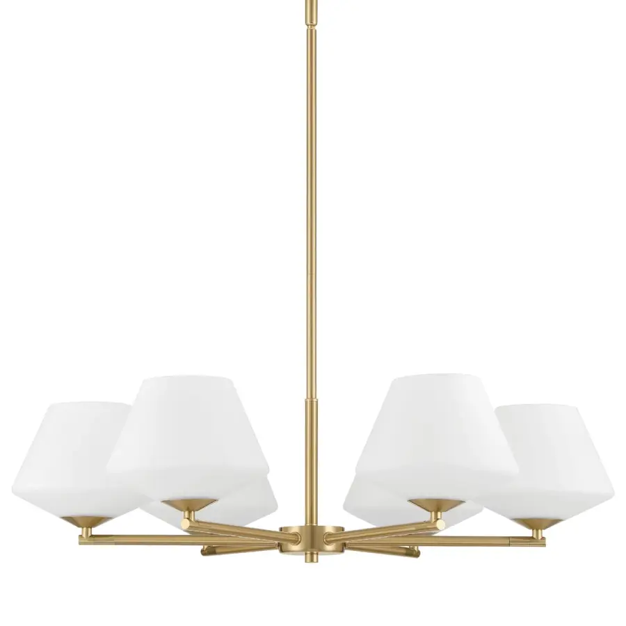 Celestial Valley 6-Light Chandelier in Matte Black - Image 14