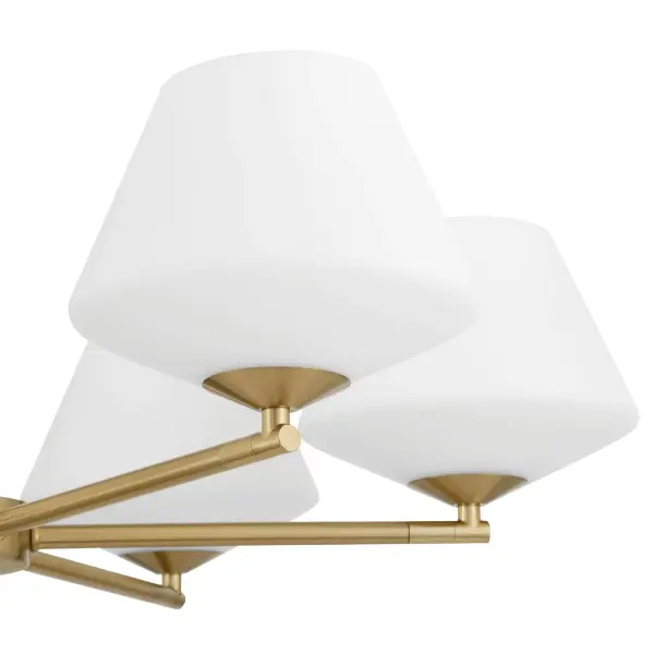 Celestial Valley 6-Light Chandelier in Matte Black - Image 16