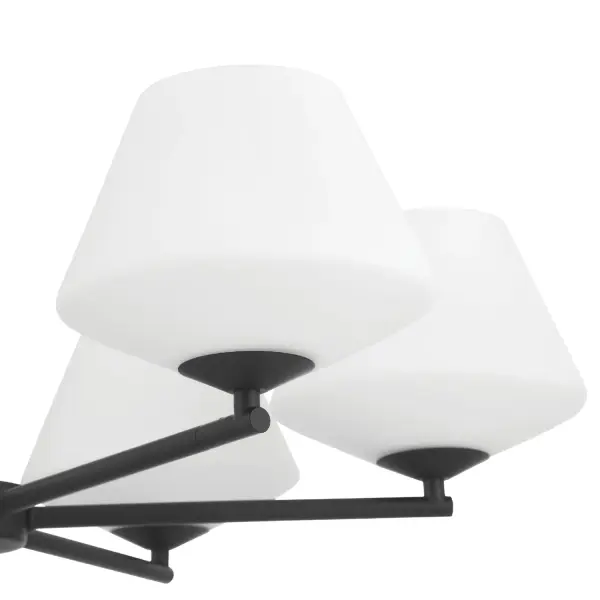Celestial Valley 6-Light Chandelier in Matte Black - Image 17