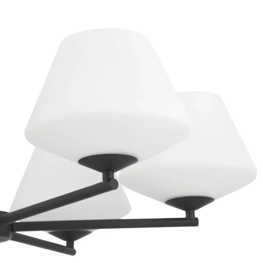Celestial Valley 6-Light Chandelier in Matte Black - Image 17