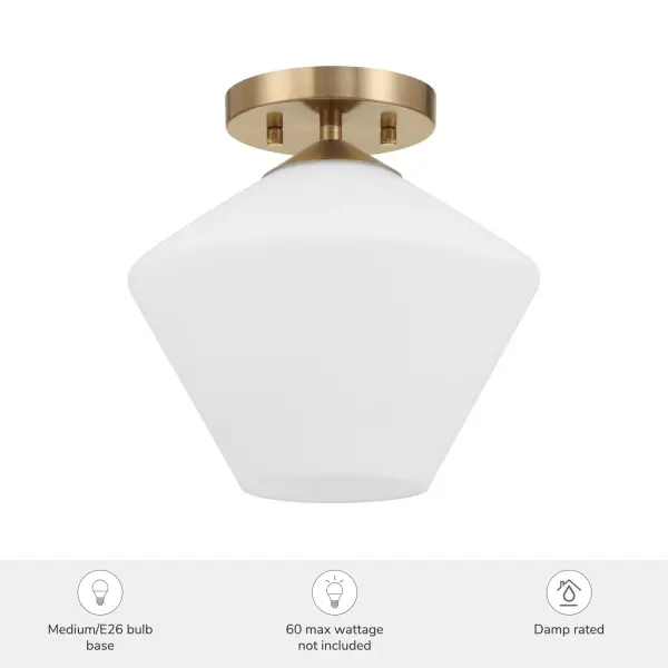 Celestial Valley One Light Flush Mount in Alturas Gold - Image 6