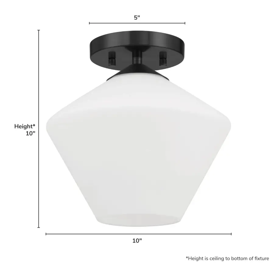 Celestial Valley One Light Flush Mount in Alturas Gold - Image 7