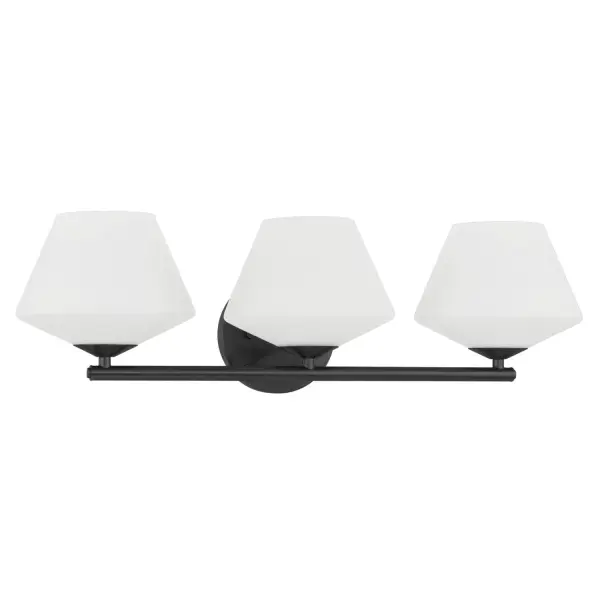Celestial Valley Three Light Vanity in Matte Black - Image 1