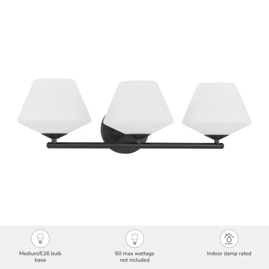 Celestial Valley Three Light Vanity in Alturas Gold - Image 5