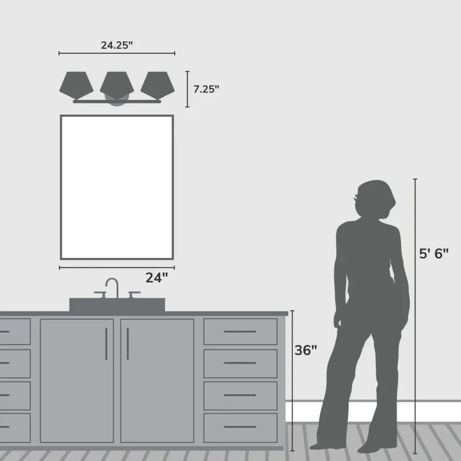 Celestial Valley Three Light Vanity in Alturas Gold - Image 10