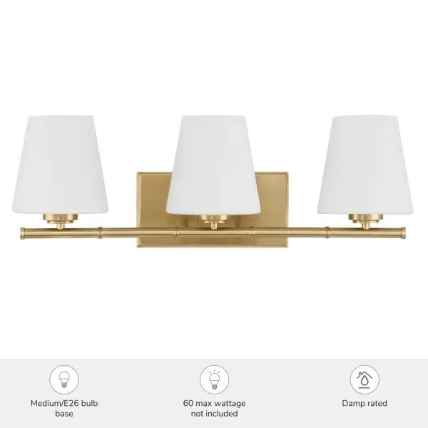 Fauna Grove 3-Light Vanity in Alturas Gold - Image 5