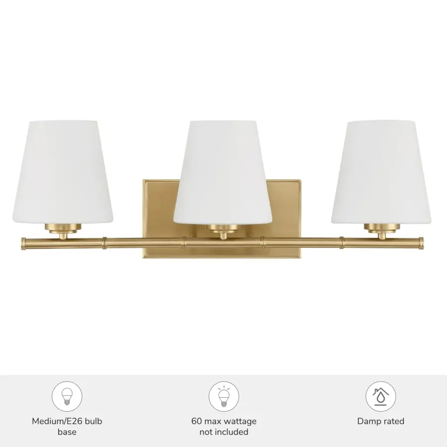 Fauna Grove 3-Light Vanity in Alturas Gold - Image 5