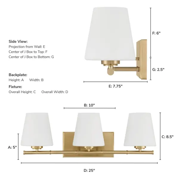 Fauna Grove 3-Light Vanity in Alturas Gold - Image 7