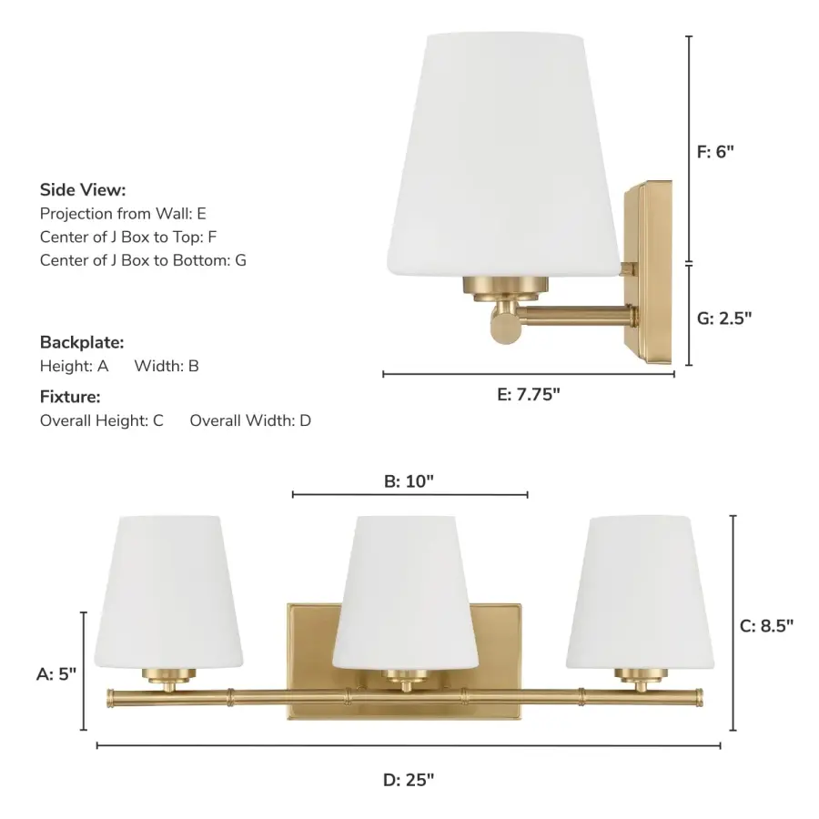 Fauna Grove 3-Light Vanity in Alturas Gold - Image 7