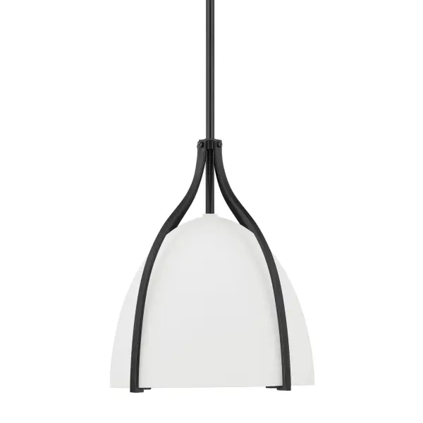 Add casual modern elegance to your home with the Arcelia 1 Light Medium Pendant. Available in chic white glass or textured rattan, this versatile fixture perfectly complements any interior. The Arcelia combines contemporary design with lasting quality and innovation, ideal for kitchens, living rooms, or anywhere you need both form and function. Elevate your space with sophisticated yet understated lighting that exudes style and comfort. Rated for Indoor use only. Handwoven Rattan or Glass Shade Options Down Mount Only TRANSITIONAL: Light, relaxed, elegant. MADE FOR INDOORS: For use in indoor spaces like kitchens bedrooms, living rooms, dining rooms, and entryways. SHADE OPTIONS: Select from natural rattan for warm, organic texture or sleek glass for a clean, modern glow—both adding versatile style to any space. BULB RECOMMENDATION: Maximum 60 W (E26) per light bulb or equivalent LED bulb. Bulbs not included. TRANSITIONAL: The transitional style celebrates natural light and a relaxed feel with smooth, blending details that create warm yet modern spaces with the best of both worlds; elegant, minimal and adaptable. CUSTOMIZABLE HANGING OPTIONS: With the minimum required downrod, the hanging length is 23 inches. When using all of the included extensions, the maximum hanging length is 71 inches. WARRANTY: One-year limited warranty backed by the trusted experts at Hunter.