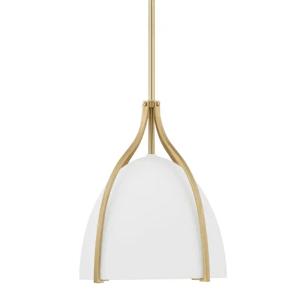 Add casual modern elegance to your home with the Arcelia 1 Light Medium Pendant. Available in chic white glass or textured rattan, this versatile fixture perfectly complements any interior. The Arcelia combines contemporary design with lasting quality and innovation, ideal for kitchens, living rooms, or anywhere you need both form and function. Elevate your space with sophisticated yet understated lighting that exudes style and comfort. Rated for Indoor use only. Handwoven Rattan or Glass Shade Options Down Mount Only TRANSITIONAL: Light, relaxed, elegant. MADE FOR INDOORS: For use in indoor spaces like kitchens bedrooms, living rooms, dining rooms, and entryways. SHADE OPTIONS: Select from natural rattan for warm, organic texture or sleek glass for a clean, modern glow—both adding versatile style to any space. BULB RECOMMENDATION: Maximum 60 W (E26) per light bulb or equivalent LED bulb. Bulbs not included. TRANSITIONAL: The transitional style celebrates natural light and a relaxed feel with smooth, blending details that create warm yet modern spaces with the best of both worlds; elegant, minimal and adaptable. CUSTOMIZABLE HANGING OPTIONS: With the minimum required downrod, the hanging length is 23 inches. When using all of the included extensions, the maximum hanging length is 71 inches. WARRANTY: One-year limited warranty backed by the trusted experts at Hunter. - alternate view
