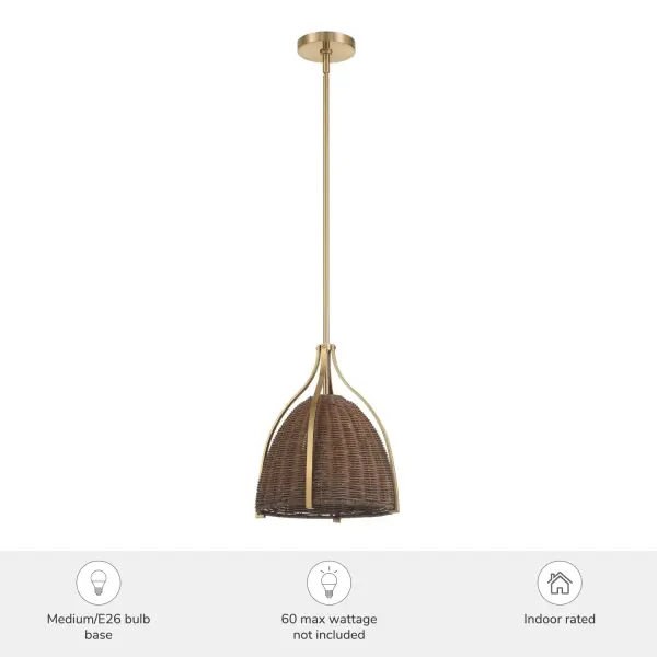 Arcelia One Light Pendant in Alturas Gold - Image 3
