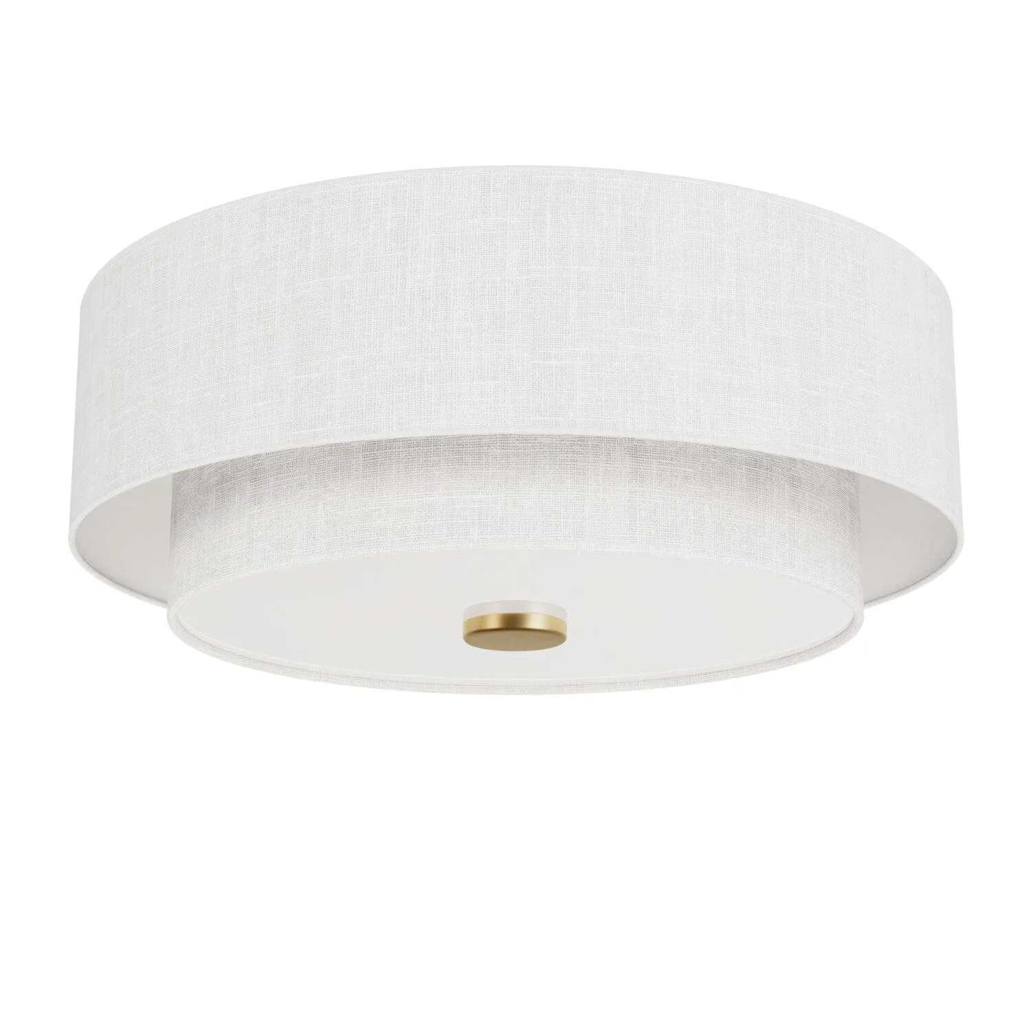 Brookside Two Light Flush Mount in Luxe Gold