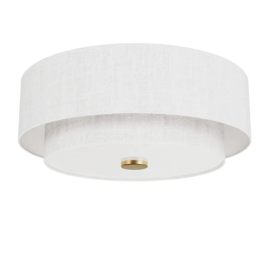 Brookside Two Light Flush Mount in Luxe Gold - Image 1