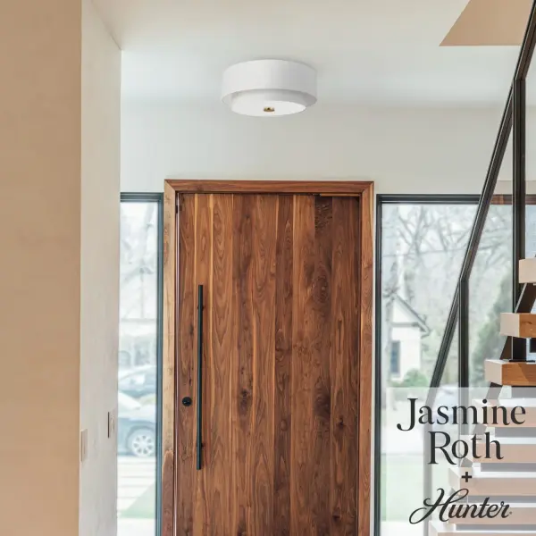 Brookside Two Light Flush Mount in Matte Black - Image 3