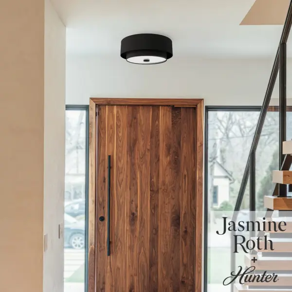 Brookside Two Light Flush Mount in Matte Black - Image 4