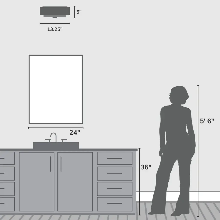 Brookside Two Light Flush Mount in Matte Black - Image 10