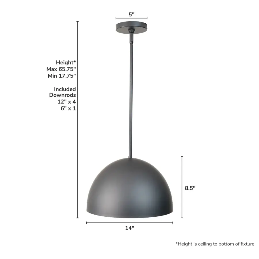 Erling One Light Pendant in Sandstone - Image 12