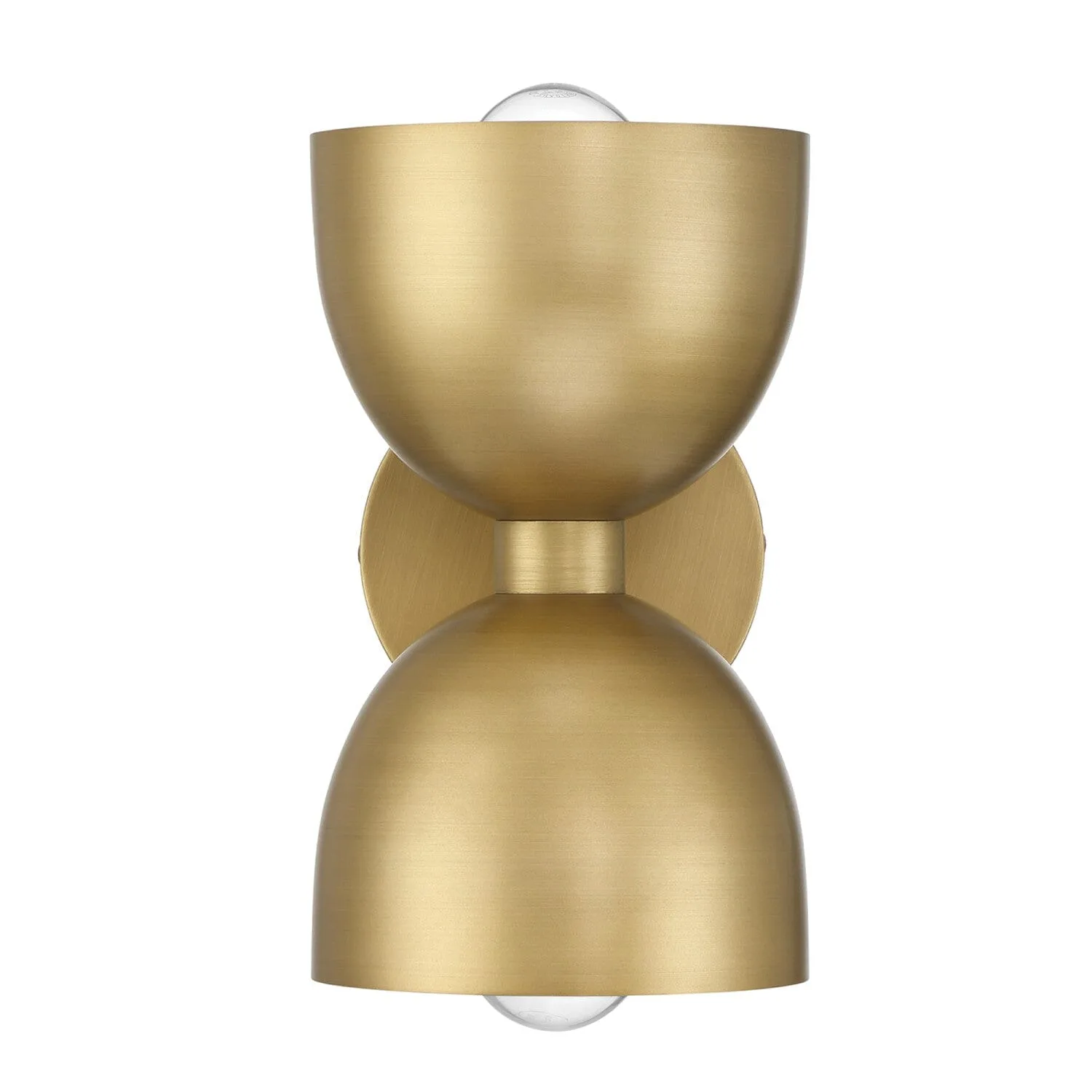 Erling Two Light Wall Sconce in Matte Black