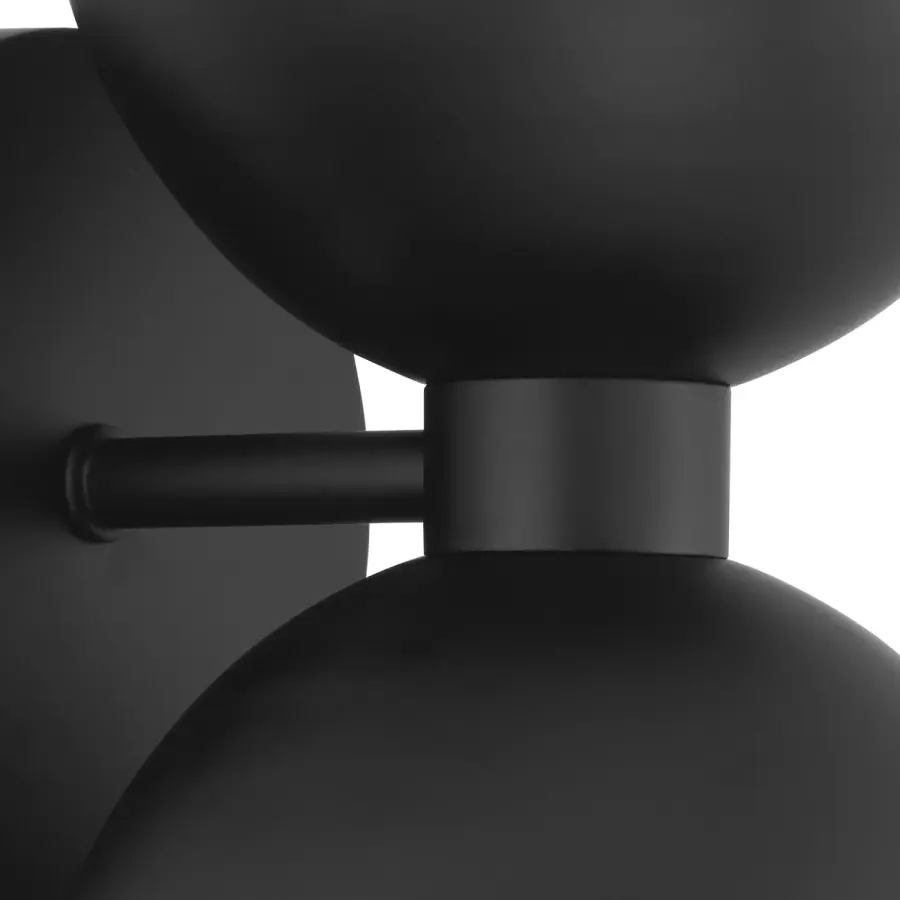 Erling Two Light Wall Sconce in Matte Black - Image 15