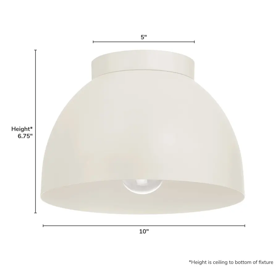 Erling One Light Flush Mount in Sandstone - Image 12