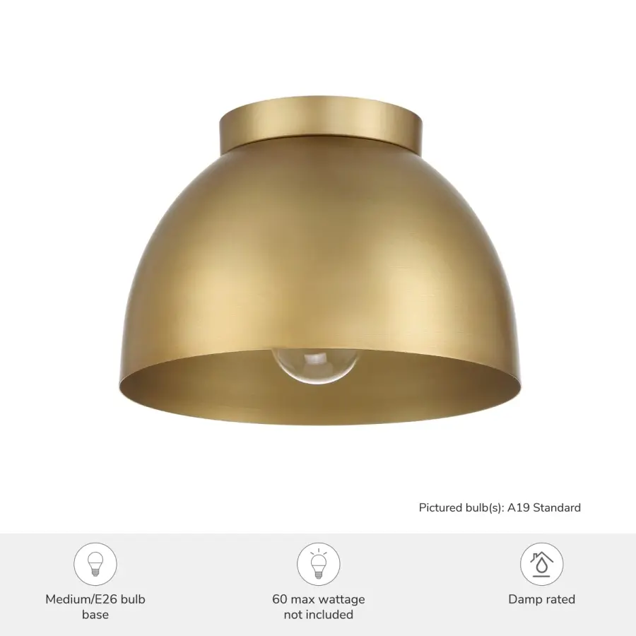 Erling One Light Flush Mount in Sandstone - Image 8