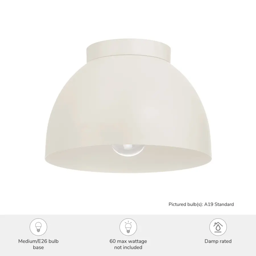 Erling One Light Flush Mount in Sandstone - Image 9