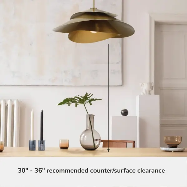 Hiro Extra Large Pendant in Alturas Gold - Image 12