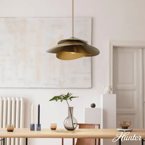 Hiro Extra Large Pendant in Alturas Gold - Image 4